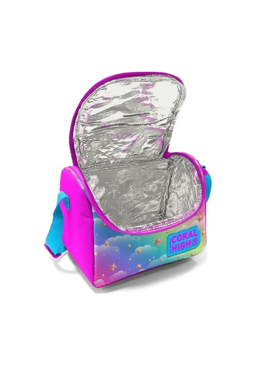 Coral High Kids Mavi Pembe Zürafa Desenli Okul Çanta Seti Set0123479