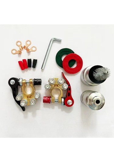 Springsun Araç Ve Deniz Aküsü Bağlantı Terminali - Saf Bakırdan Yapım, Kaliteli İletkenlik, Kolay Kurulum, Yüksek Akım Taşıma Kabiliyeti