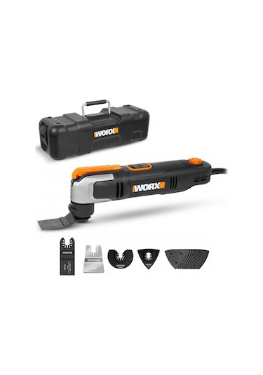 Worx Wx686 250watt Profesyonel Çok Amaçlı Devir Ayarlı Kesme Raspalama Ve Zımpara + 19 Adet Aksesuar Fr Wx686