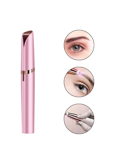 Suntek Mini Elektrikli Kaş Düzeltici Pembe