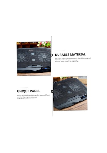 Torima CF-03 Ayarlanabilir Dizüstü Bilgisayar Soğutma Fanı Siyah