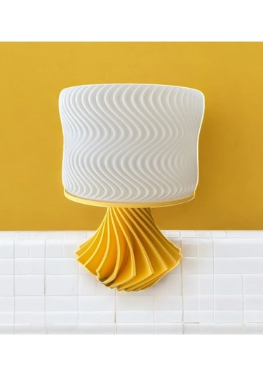 Elegance Tasarım 3d , Ev Dekorasyon , Bohem , Vintage , Dekoratif Abajur - Sarı Çok Renkli