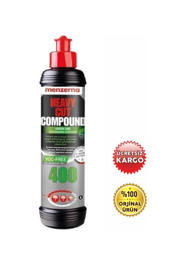 Menzerna Heavy Cut Compound 400 250ml Çizik Gid. Pasta-yeşil Seri
