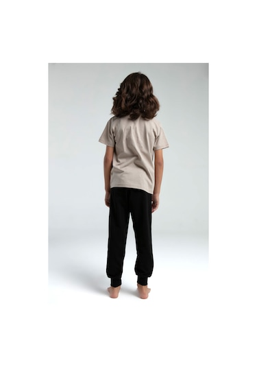 Rolypoly Erkek Çocuk Krem Pijama Takımı 5274-47555 Krem