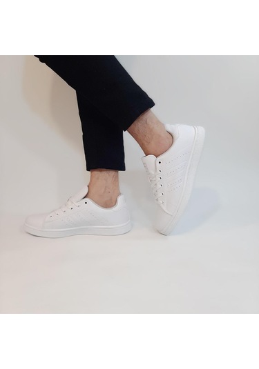 Jump 15306-15307 Beyaz Memorysystem Rahat Spor Ayakkabı Beyaz