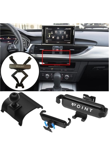 Audi A6 Araca Özel Cep Telefon Tutacağı Robotik Oynar Başlıklı 2012 - 2017 Arası Profesyonel Ürün
