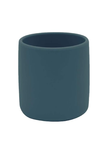 Oioi Mini Bardak Silikon 6+ Ay Deep Blue Mavi