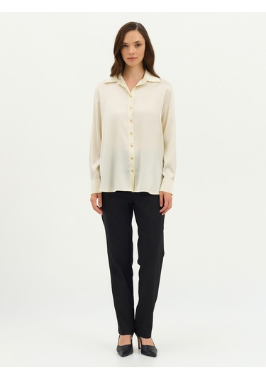 Karaca Kadın Regular Fıt Gömlek-bej 12.25s.04.004 Bej