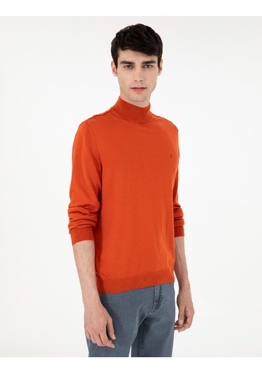 Pierre Cardin Erkek Turuncu Kazak /triko 50296614-vr051 Turuncu