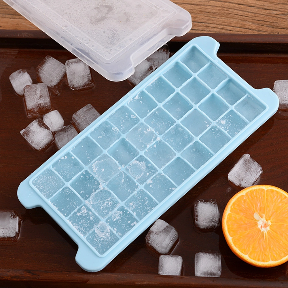 Geeroyoo Ev Ve Bar Kullanıma Silikon Ve Pp Malzeme 36 Hücre Kapaklı Buzluk Mavi Renkli Buz Kutusu Çok Renkli