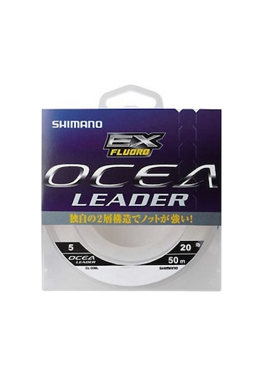 Shimano Line Ocea EX Fluoro Leader 50m 0.476mm 30lb Clear