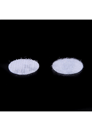 500 Adet 20mm Noktalar Kendinden Yapışkanlı Beyaz Paralar Kanca Ve Döngü Yapışkan Stick-on