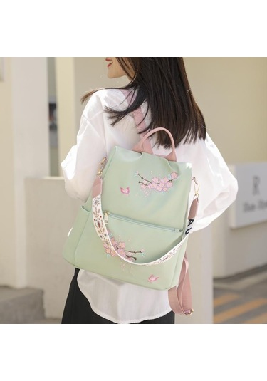 Su Geçirmez Oxford Kadın Sırt Çantası Moda Hırsızlığa Karşı Kadın Sırt Çantaları Çiçek Baskılı Kız Okul Çantası 2023 Yaz Büyük Sırt Çantası Black Siyah Su Geçirmez Oxford Kadın Sırt Çantası Moda Hırsızlığa Karşı Kadın Sırt Çantaları Çiçek Baskılı Kız Okul Çantası 2023 Yaz Büyük Sırt Çantası Black Siyah