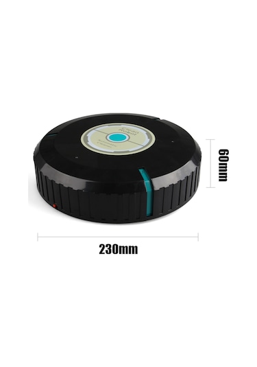 Geeroyoo Akıllı Sensörlü Kompakt Robot Süpürge - Otomatik Şarj, Sert Zemin & Halı İçin Beyaz