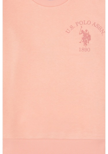 U.s. Polo Assn. Kız Çocuk Somon Pijama Takım 50318955-vr047 Somon