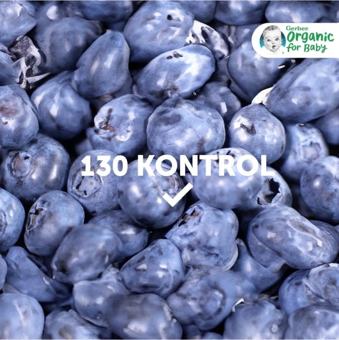 Gerber Yulaflı Elma ve Yaban Mersini Püresi 5'li Set