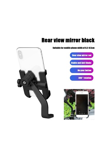 Motosiklet Cep Telefonu Tutucu, Dayanıklı Alaşımlı Motor Montajı C0p7