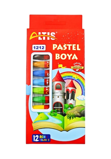 Altıs 12 Renk Pastel Boya Kod:1212