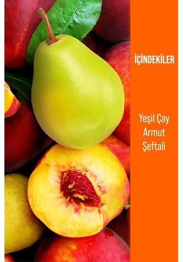 Ice Tea Armut Şeftali Soğuk Çay 1 Litre X 12 Adet