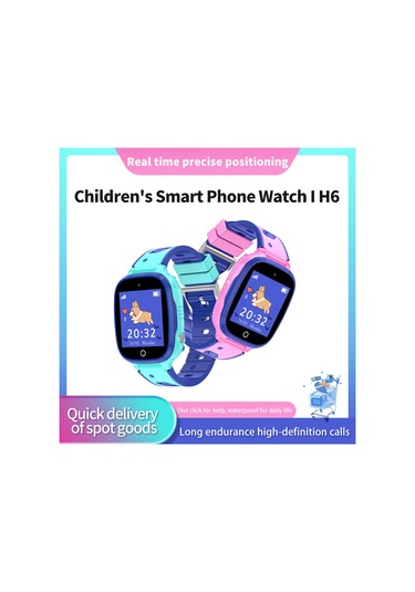 Leezsing 1.44" Kareli Renkli Ekranlı Çocuk Akıllı Saat (İthalatçı Garantili)