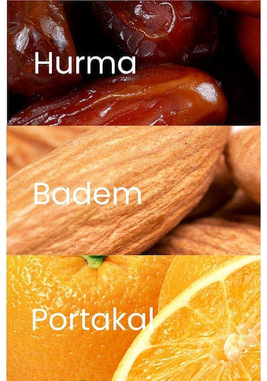 Meyveli Portakallı & Bademli Protein Topları 55gr X3 Adet