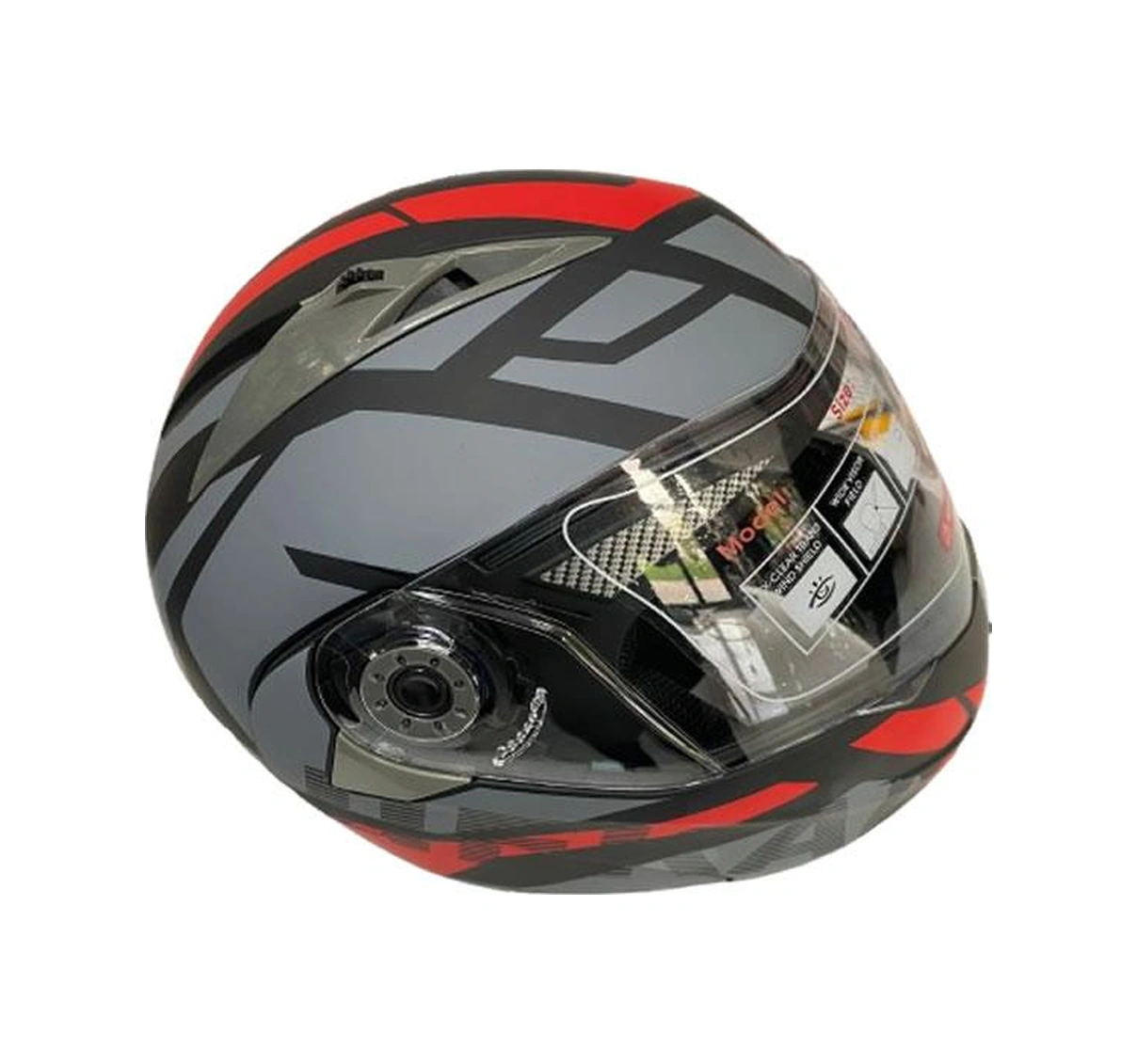 Jk20 Çene Açılır Güneş Vizörlü Kask Kırmızı