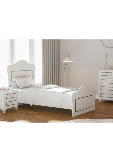 Rabi Mobilya Grey Country Karyola