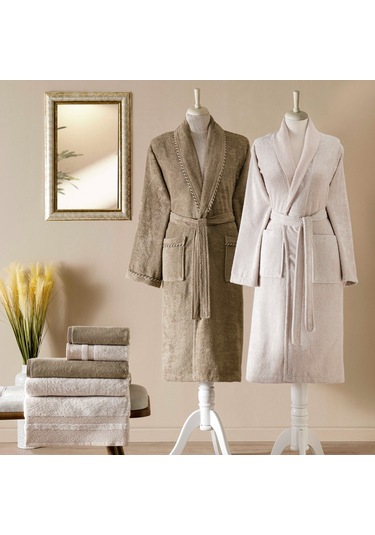 Taç Flame Bambu Classic Aile Seti Taş Kahve 000001500217919001 Taş