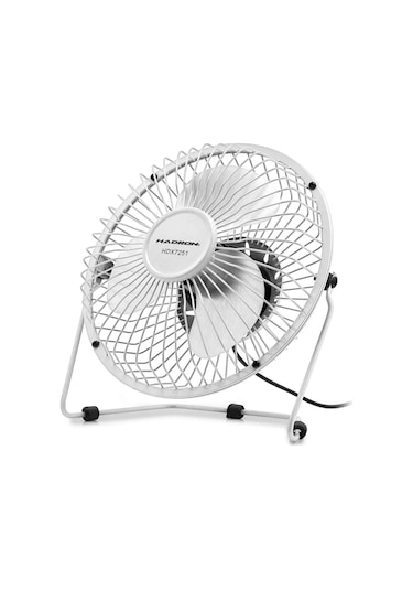 Hadron HDX7251 Metal 8" USB Masaüstü Taşınabilir Vantilatör