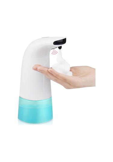 Sensorlu Usb Şarjlı Sıvı Sabunluk Kopuk Verici 21x5x10cm 300ml