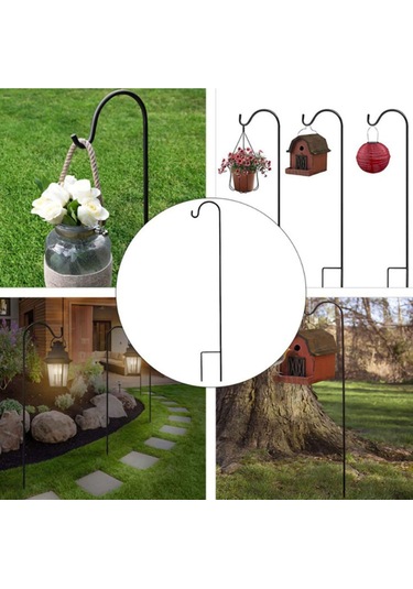 Suntek Magideal Dış Bahçeler Için Ferforje Çoban Kancası Kuş B