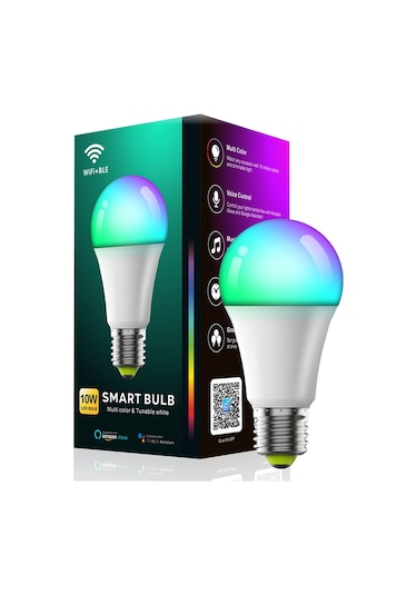Cbtx Zj-bwbl1h-rgbww-1p 10w Akıllı Ses Ampul Wifi Led Ampul