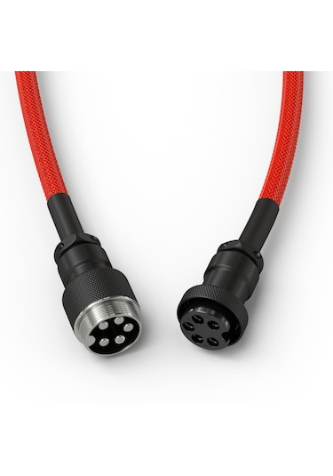 Glorious Sarmal Usb-c To Usb-a 1.4 Metre Klavye Kablosu Kırmızı