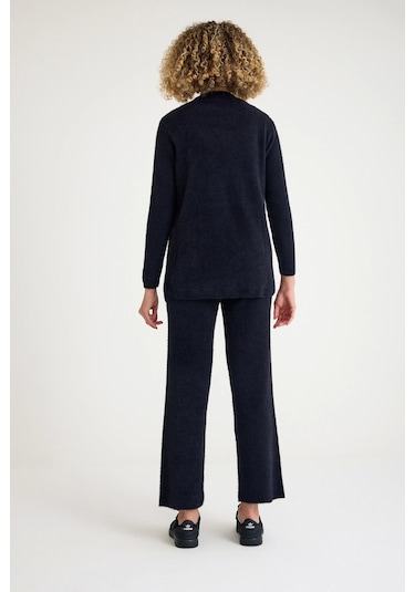 Allys Pantolon-crop-hırka Takım Siyah