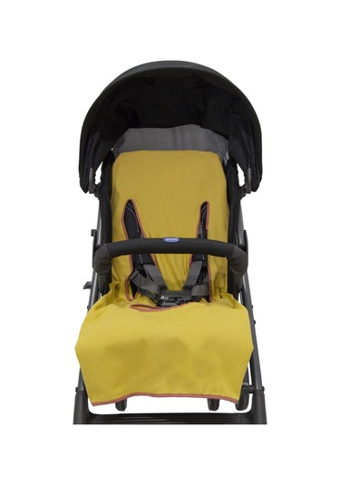 Ezh Collection 4011 Bebek Oto Koltuğu Kılıfı Flanel (Pazen) Kumaş Sarı