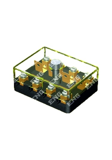 Unıversal Taş Sigorta Kutusu-4'lü Vidalı - Eng-260101 1