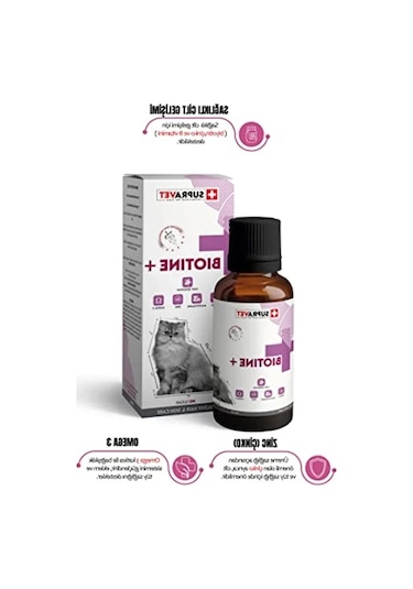 Kedi Tüy Sağlığı İçin Biotine Multi Vitamin Damlası 100 Ml