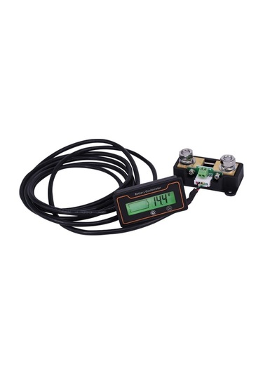 Butuglobal 2m 200a 12v 48v Dijital Ekran Kurşun Asit Lityum Pil Şarj Ölçer Dc Akım Voltmetre