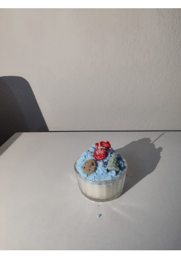 Yeni Yıl Temalı Kış Dağı Mumu