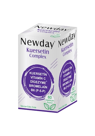 Newday Kuersetin Complex 60 Vejetaryen Kapsül
