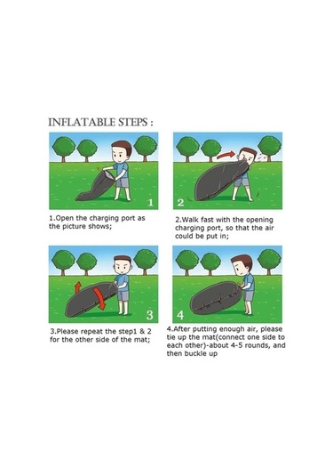 Prestigegoods Plaj / Seyahat / Misafirperverlik / Balıkçılık İçin Şişme Şezlong Polyester Kumaş Sık Hava Yastığı Kanepe, Şişme Yataklar 47242914 Kırmızı 185x75x50cm Kırmızı