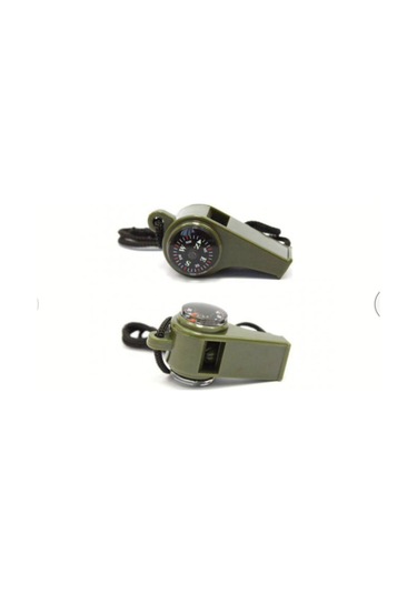 Askılı Düdük Pusula - Termometre