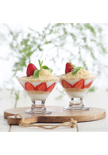 LAV Crema Cam Dondurma & Tatlı Kasesi 6'lı Küçük Boy 165 ml (Reçellik  )