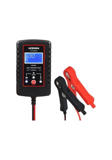 Ucomen 6/12v 2a Siyah Akü Şarj Cihazı Uc-c120201a
