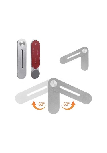 Ardemix F21 Laptop - Monitör Telefon Tutucu-gümüş