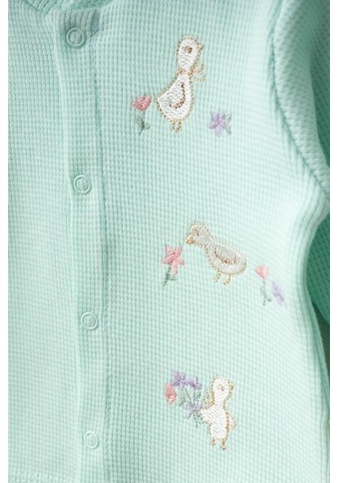 Bebitof %100 Pamuk Sevimli Hayvanlar Desenli 5 Parça Hastane Çıkışı Yenidoğan Zıbın Seti Bbtf.sysl.20120 Su Yeşili Bebitof %100 Pamuk Sevimli Hayvanlar Desenli 5 Parça Hastane Çıkışı Yenidoğan Zıbın Seti Bbtf.sysl.20120 Su Yeşili