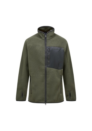 Peak Performance M Pile Zip Jacket Pıne Needle Erk Fleece G80293060-30109 Haki