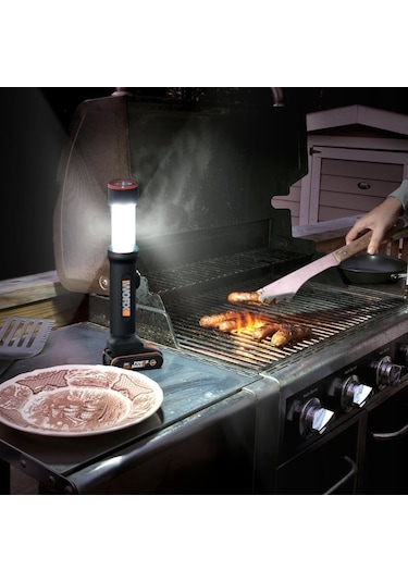 Worx Wx027.9 20volt 510 Lümen Çok Fonksiyonlu Led Fener Akü Dahil Değildir Fr Wx027.9