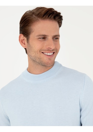 Pierre Cardin Erkek Açık Mavi Kazak /triko 50296564-vr003 Açık Mavi
