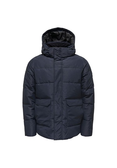 Only Erkek Ceket Onscarl Life Quilted Jacket Noos Otw 22025825-peat Gri